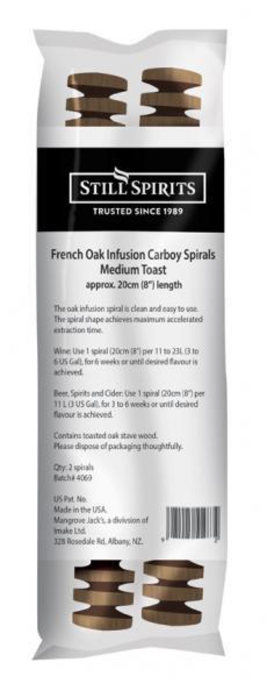 French Oak Spirals Medium Toast